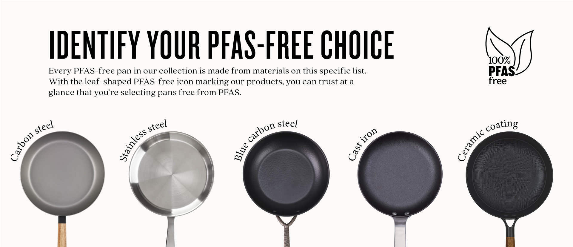Cooking without PFAS