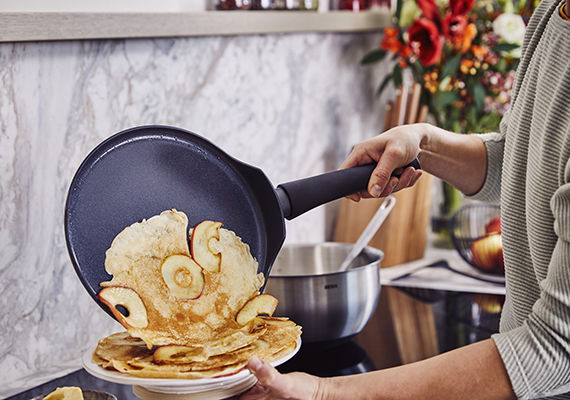 Nonstick pancakepan for crêpes